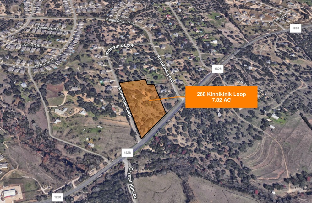 7.82 AC – 5 Platted Residential Lots – Dripping Springs ETJ
