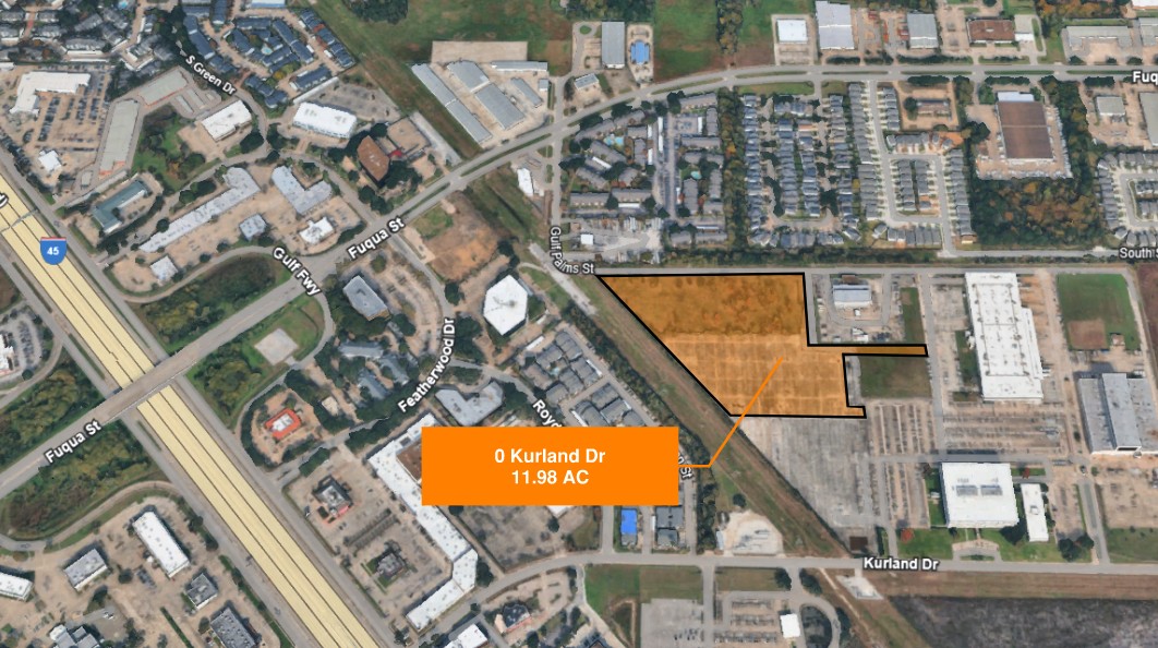 11.98 AC Industrial Land – Kurland Industrial Park, Houston